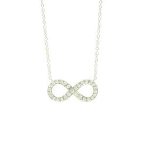 TIFFANY Authentic Silver Diamond Necklace